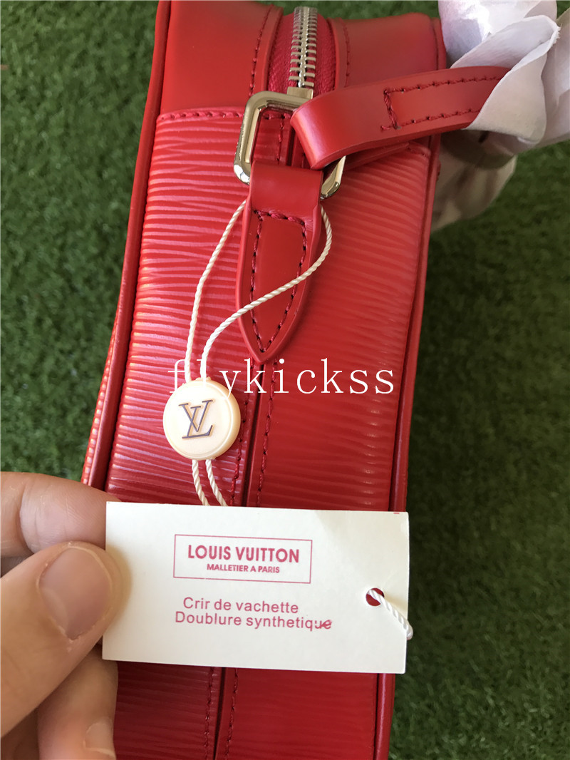 LVS Supreme Red Shoulder Bag